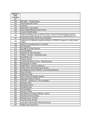 Project Records List.pdf