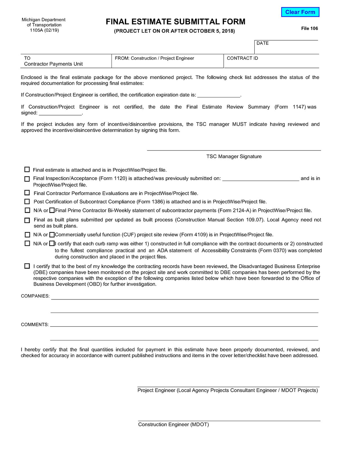 File Final Estimats Form 1105A jpg MediaWiki file-final-estimats-form-1105a-jpg-mediawiki